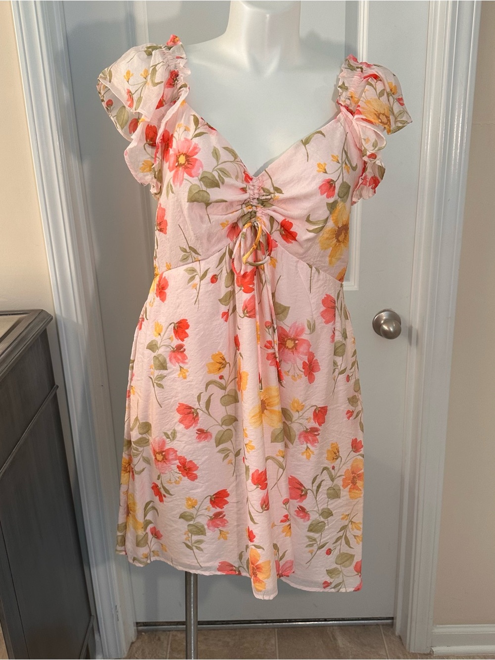 Old navy dress. XL Tall dress. Floral dress.